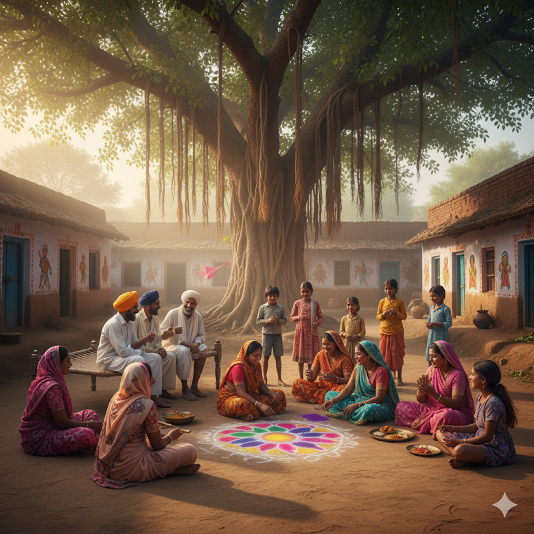 Community gathering rooted in art, nature and shared experience